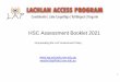 HSC Assessment Booklet 2021 - Condobolin
