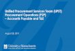 Unified Procurement Services Team (UPST) Procurement 