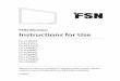FHD Monitor Instructions for Use