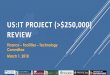 US:IT PROJECT (>$250,000) REVIEW
