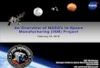 An Overview of NASA’s In-Space Manufacturing (ISM) Project