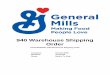 940 Warehouse Shipping Order - General Mills