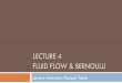 LECTURE 4 FLUID FLOW & BERNOULLI - Canvas Login