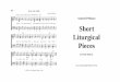 Short Liturgical Pieces - academics.hamilton.edu