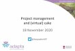 Project management and (virtual) cake