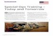 Special Ops Training – Today and Tomorrow
