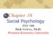Chapter 16--Social Psych