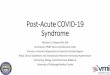 Post-Acute COVID-19 Syndrome
