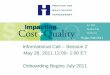 Informational Call - Institute for Healthcare Improvement