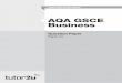 AQA GSCE Business - Laurence Jackson School