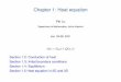 Chapter 1: Heat equation