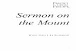 Sermon on the Mount - Amazon Web Services