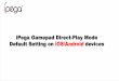 iPega Gamepad Direct-Play Mode Default Setting on iOS 