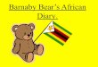 Barnaby Bear’s African Diary