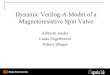 Dynamic Verilog-A Model of a Magnetoresistive Spin Valve