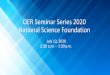 OER Seminar Series 2020 National Science Foundation