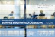 Staffing Industry M&A Insights – Spring 2021