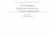 College Governance Handbook