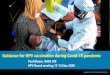 Guidance for HPV vaccination during Covid-19 pandemic