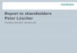 Report to shareholders Peter Löscher