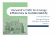 Harvard’s Path to Energy Efficiency & Sustainability