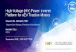 High-Voltage (HV) Power Inverter Platform for xEV Traction 