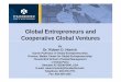 Global Entrepreneurs and Cooperative Global Ventures