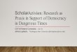 Scholar-Activism: Research as Praxis in Support of 