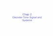 Discrete-Time Signal and Systems