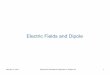 Electric Fields and Dipole Electric Fields and Gauss’s Law