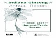 Indiana Ginseng Annual Report for 2020-2021