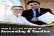 Post Graduate Program in Accounting & Taxation