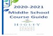 2020-2021 Middle School Course Guide