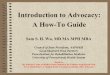 Introduction to Advocacy: A How-To Guide