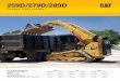 Large Specalog for 259D/279D/289D Compact Track Loaders 