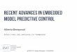 *3cmRecent Advances in Embedded Model Predictive Control