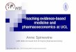 Teaching evidence-based medicine and pharmacoeconomics at 
