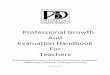 Professional Growth And Evaluation Handbook For Teachers