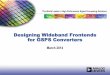 Designing Wideband Frontends for GSPS ... - Analog Devices