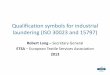 Qualification symbols for industrial laundering (ISO 30023 
