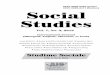 ISSN 2309-3455 (print) ISSN 2309-3471 (Online) Social Studies