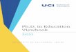 Ph.D. in Education Viewbook 2021
