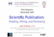 Scientific Publication Workshop - NIST