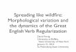 Spreading like wildﬁre: Morphological variation and the 