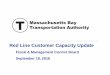 Red Line Customer Capacity Update - Cambridge, Ma
