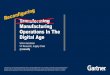 Transforming Manufacturing Operations In The Digital Age