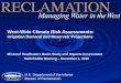 West-Wide Climate Risk Assessments - Montana DNRC