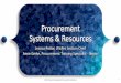 Procurement Systems & Resources