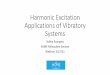 Harmonic Excitation Applications of Vibratory Systems