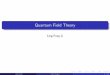Quantum Field Theory - CAS